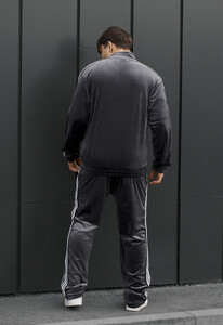 Фото - Мужской спортивный костюм с отблеском Staff van graphite zip - Men box