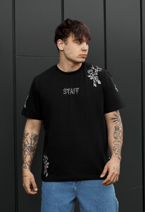 Фото - Чоловіча футболка класичного крою Staff logo & flowers - Men box