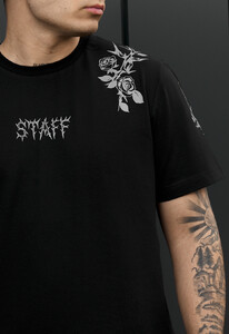 Фото - Чоловіча футболка класичного крою Staff logo & flowers - Men box
