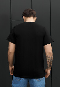 Фото - Мужская однотонная футболка Staff logo black - Men box