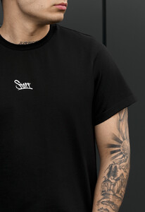 Фото - Мужская однотонная футболка Staff logo black - Men box