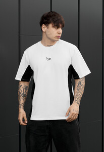 Фото - Мужская футболка стиля casual Staff white & black logo - Men box