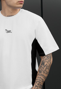 Фото - Мужская футболка стиля casual Staff white & black logo - Men box