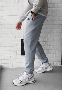 Фото - Мужские спортивные штаны из качественного хлопка Staff ho logo light gray - Men box