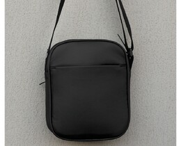 Фото - Мужская компактная барсетка Staff leather black - Men box
