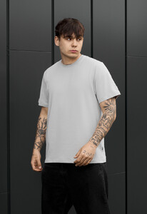 Фото - Мужская стильная футболка Staff ma logo light gray - Men box