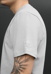 Фото - Мужская стильная футболка Staff ma logo light gray - Men box