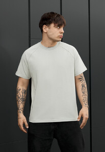 Фото - Чоловіча однотонна футболка Staff light olive - Men box