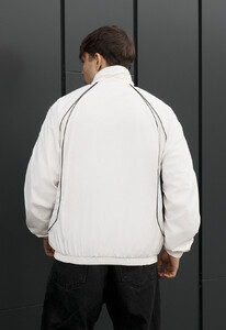 Фото - Чоловіча спортивна куртка вітровка ma milk & black reflective oversize - Men box