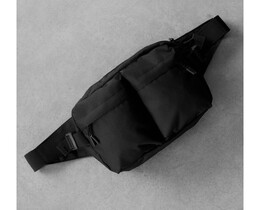 Фото - Поясна сумка бананка з водонепроникного матеріалу  Staff ak black - Men box