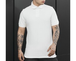 Фото - Чоловіче біле поло з 100% бавовни класичного крою Staff white - Men box