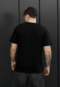 Фото - Мужская однотонная базовая футболка Staff black reglan - Men box
