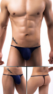 Фото - Мужские синие стринги из полиамида Ciokicx - Men box