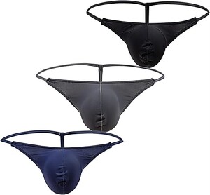 Фото - Мужские синие стринги из полиамида Ciokicx - Men box