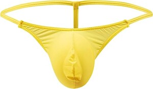 Фото - Мужские желтые стринги из полиамида Ciokicx - Men box