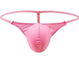 Фото - Мужские розовые стринги из полиамида Ciokicx - Men box