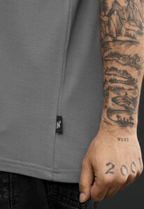 Фото - Мужская однотонная футболка Staff pi gray - Men box