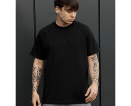 Фото - Чоловіча однотонна стильна футболка Staff logo black - Men box