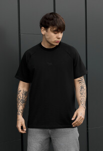 Фото - Чоловіча однотонна стильна футболка Staff logo black - Men box