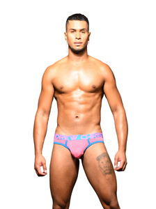 Фото - Трусы Andrew Christian сетчатые Candy Pop. Цвет: розовый - Men box