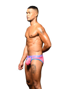 Фото - Трусы Andrew Christian сетчатые Candy Pop. Цвет: розовый - Men box