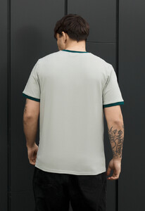 Фото - Чоловіча базова футболка Staff lu light olive & green - Men box