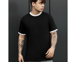 Фото - Чоловіча базова футболка Staff lu black & white - Men box