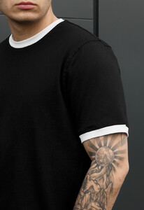 Фото - Чоловіча базова футболка Staff lu black & white - Men box