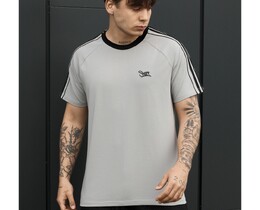 Фото - Мужская спортивная футболка Staff gray logo lampas - Men box
