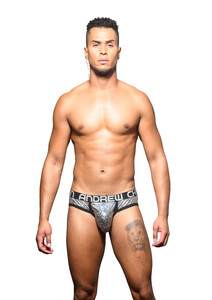 Фото - Трусы Andrew Christian Disco Glitter со съемной чашей Active Shaping Tech - Men box