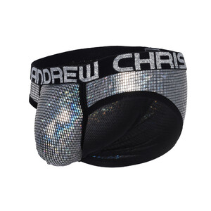 Фото - Трусы Andrew Christian Disco Glitter со съемной чашей Active Shaping Tech - Men box