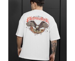 Фото - Мужская футболка с принтом Staff playmaker oversize - Men box