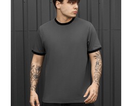 Фото - Чоловіча базова футболка Staff lu graphite & black - Men box