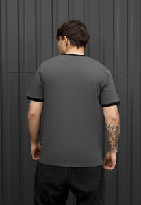 Фото - Чоловіча базова футболка Staff lu graphite & black - Men box