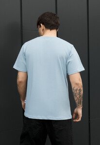Фото - Мужская футболка с качественного хлопка Staff light blue - Men box
