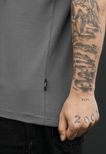 Фото - Мужская однотонная качественная футболка Staff gray - Men box