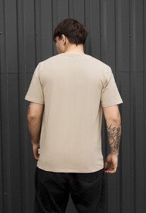 Фото - Чоловіча однотонна футболка Staff light brown - Men box