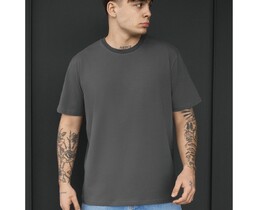 Фото - Чоловіча однотонна футболка Staff dark gray - Men box