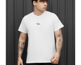 Фото - Чоловіча стильна футболка Staff logo white - Men box