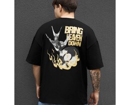 Фото - Мужская футболка с принтом Staff heaven oversize - Men box