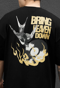 Фото - Мужская футболка с принтом Staff heaven oversize - Men box