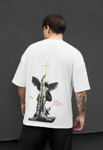 Фото - Чоловіча футболка з принтом Staff only God oversize - Men box