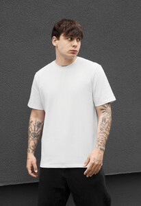 Фото - Мужская однотонная футболка Staff all white - Men box