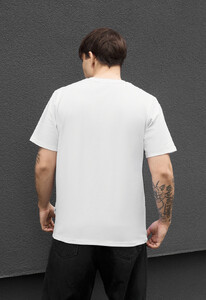 Фото - Мужская однотонная футболка Staff all white - Men box