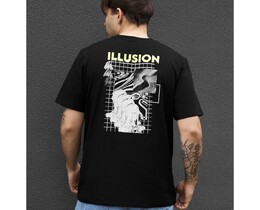 Фото - Чоловіча футболка з принтом Staff illusion - Men box
