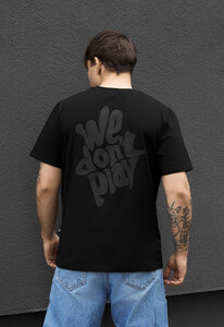 Фото - Мужская футболка с принтом Staff we don&rsquo;t play - Men box