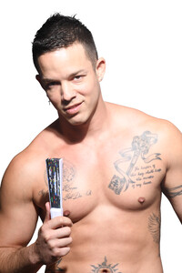 Фото - Веер Andrew Christian черного цвета "Непослушный Единорог" - Men box