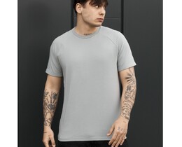 Фото - Мужская комфортная футболка Staff light gray - Men box