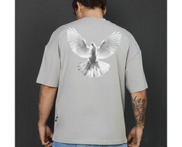 Фото - Мужская качественная футболка Staff dove oversize - Men box