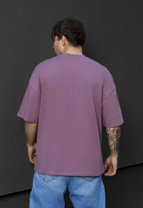 Фото - Чоловіча якісна футболка Staff violet oversize - Men box